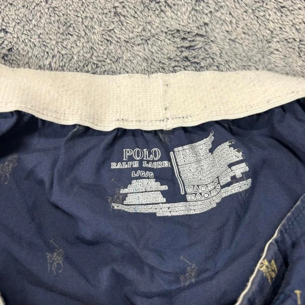 Polo Ralph Lauren Navy Pony Boxer Shorts Men's Large